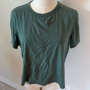 lululemon athletica Forest Green Short Sleeve Tee